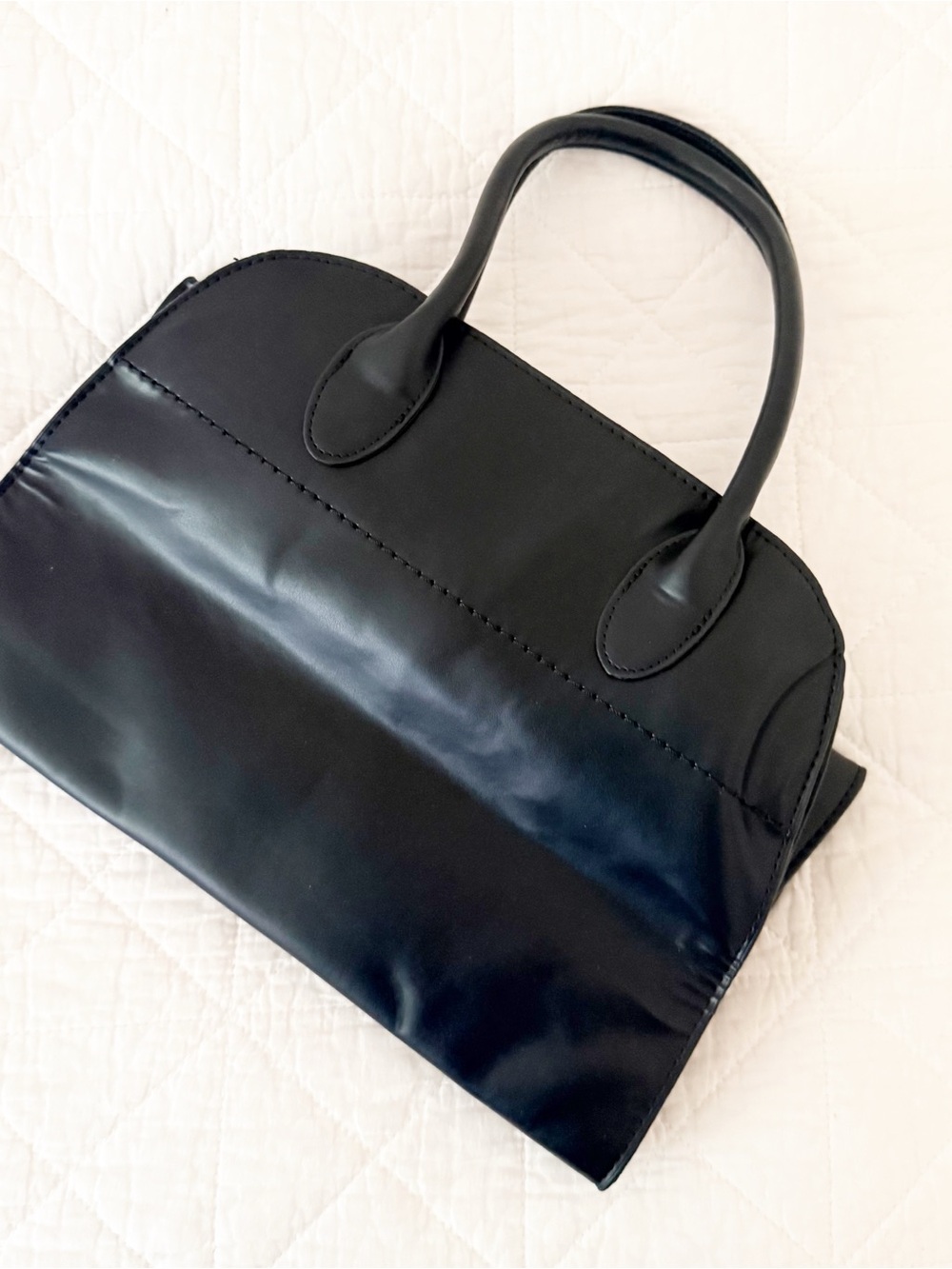 NEW Classic Black Women's Top-Handle Tote NWOT - Picture 2 of 5